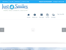 Tablet Screenshot of just-smiles.com